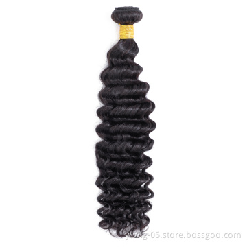 100% Mink Brazilian Virgin Human Hair Bundles Deep Wave Wholesale Virgin Brazilian Hair Vendor Raw Virgin Cuticle Aligned Hair